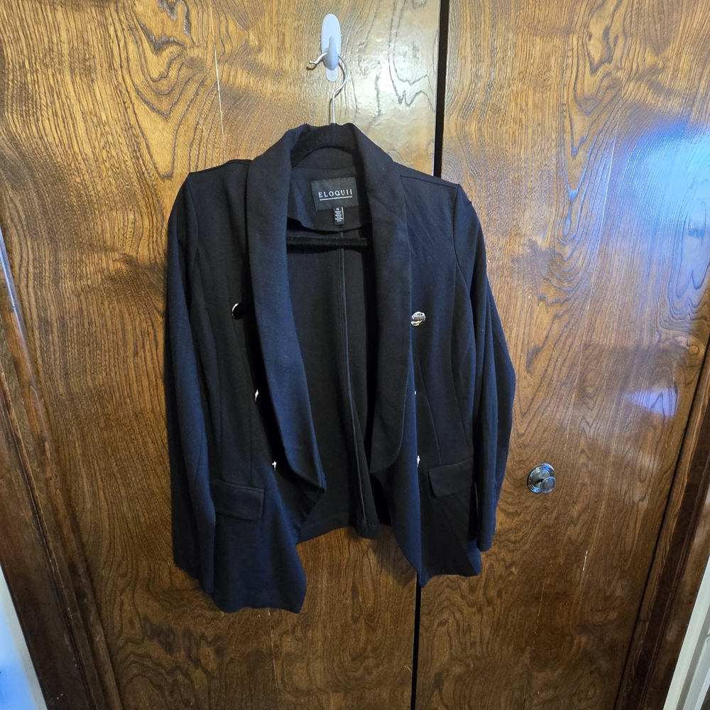 Eloquii Classic Black Blazer